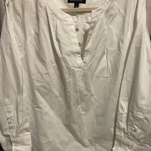 Banana Republic Cream Button Down Shirt